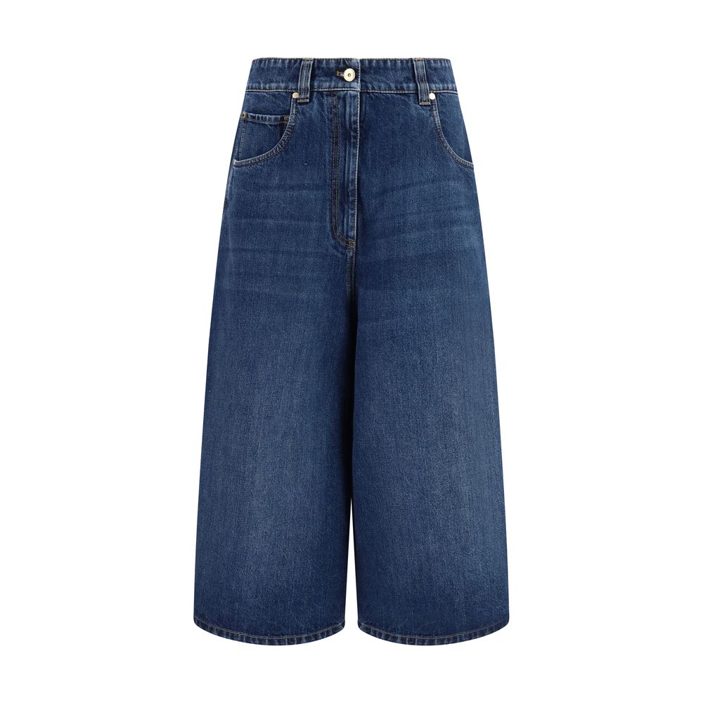 Blue Denim Shorts