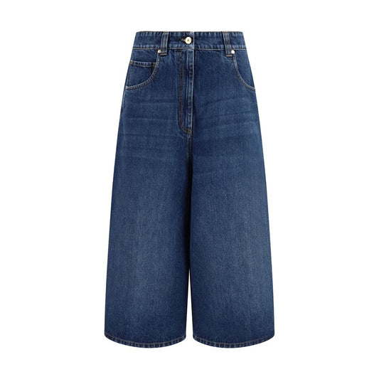 Blue Denim Shorts