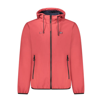 Rosso Polyester Men Jacket
