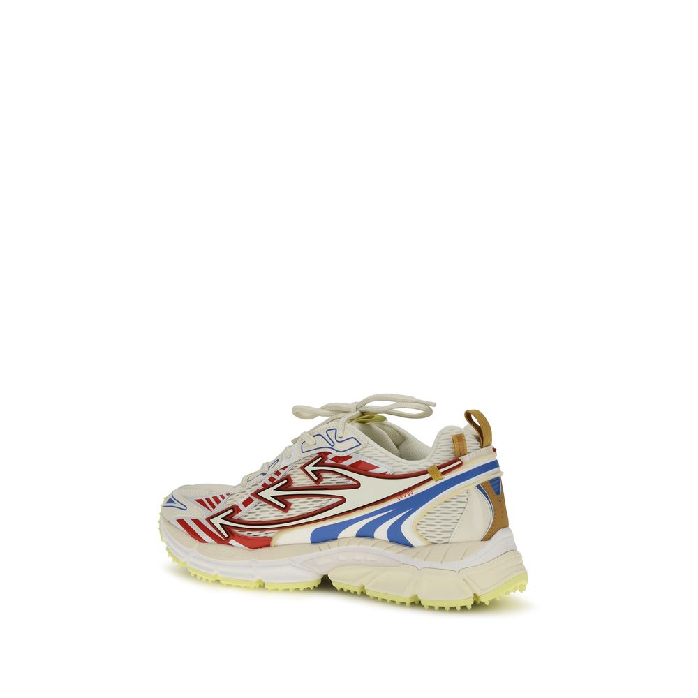 Multicolor Polyester Athletic Sneakers