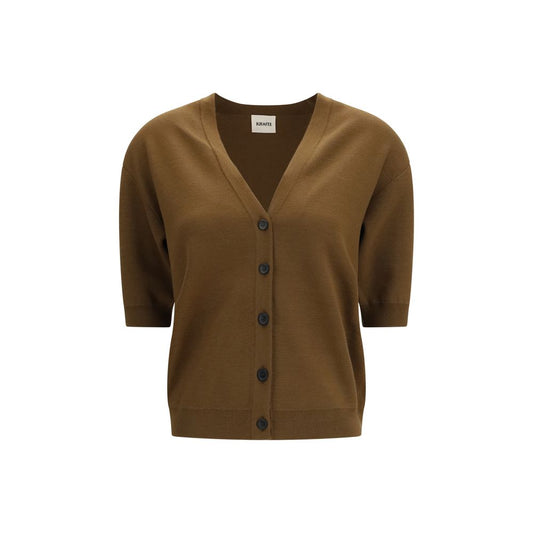 Brown Wool Oves Aries Cardigan