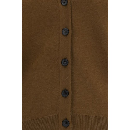 Brown Wool Oves Aries Cardigan