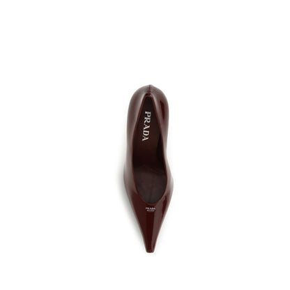 Bordeaux Goatskin High Heel Pumps