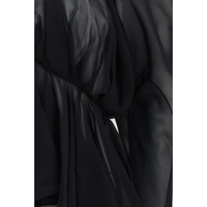Black Silk Blouse