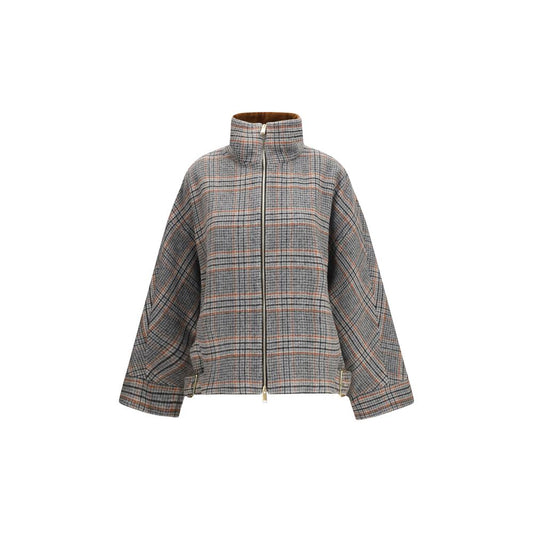 Gray Wool Oves Aries Bomber