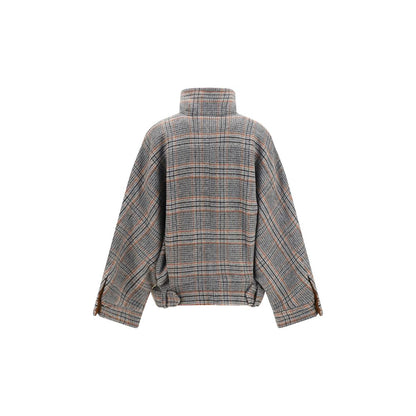 Gray Wool Oves Aries Bomber