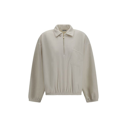 Beige Polyester Sweatshirt