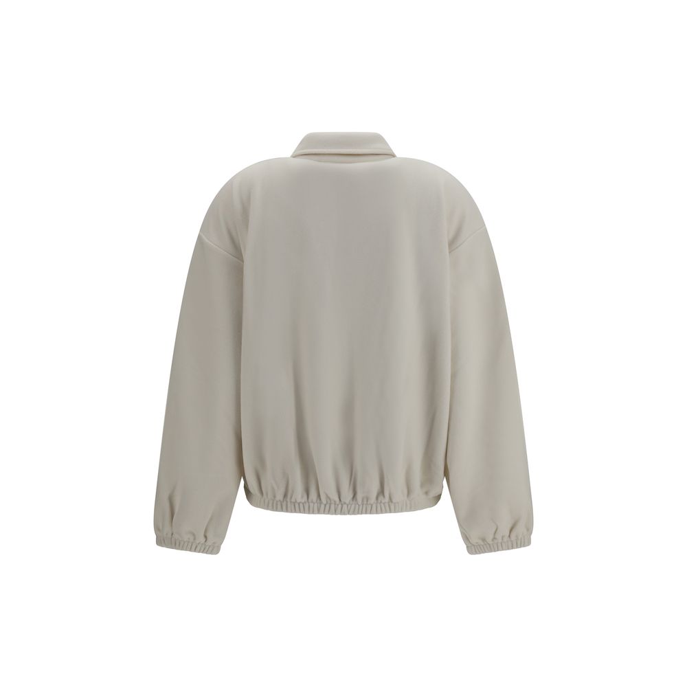 Beige Polyester Sweatshirt