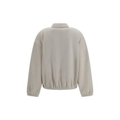 Beige Polyester Sweatshirt