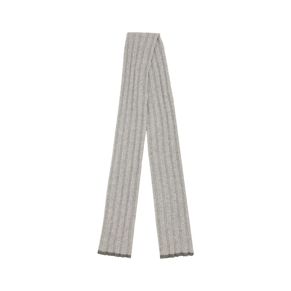 Gray Cashmere Scarf