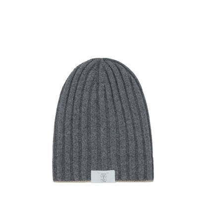 Gray Cashmere Beanie