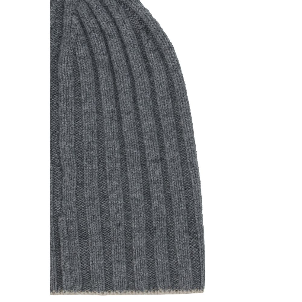 Gray Cashmere Beanie