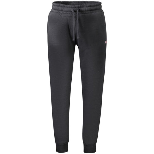 Black Cotton Men's Trouser