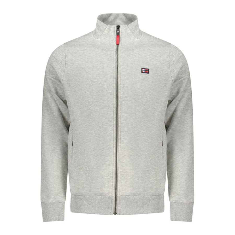 Grigio Cotton Men Sweatshirt