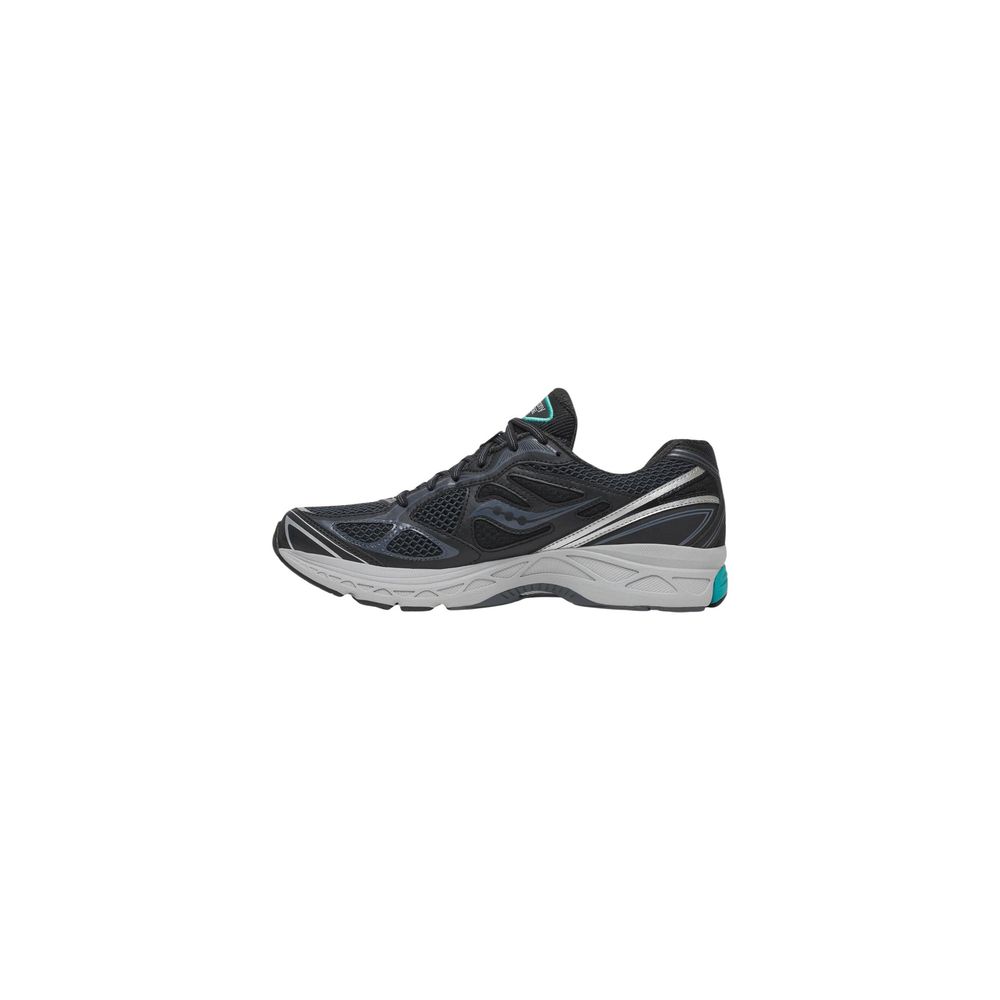 Black Synthetic Athletic Sneakers