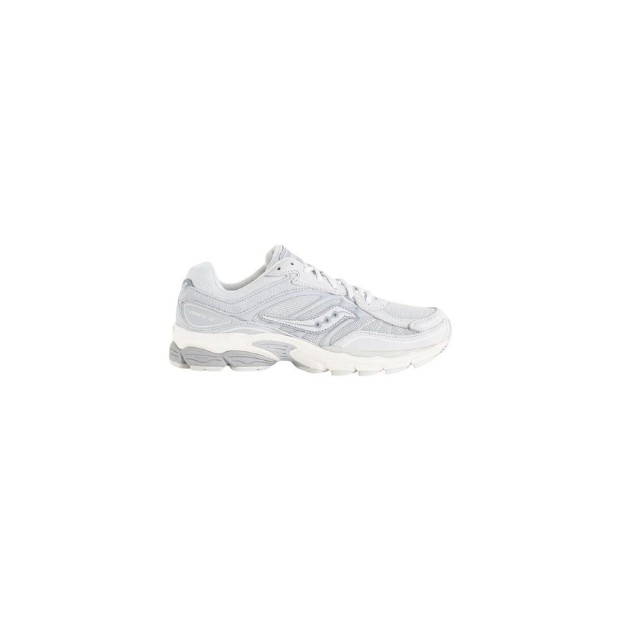 Gray Synthetic Athletic Sneakers