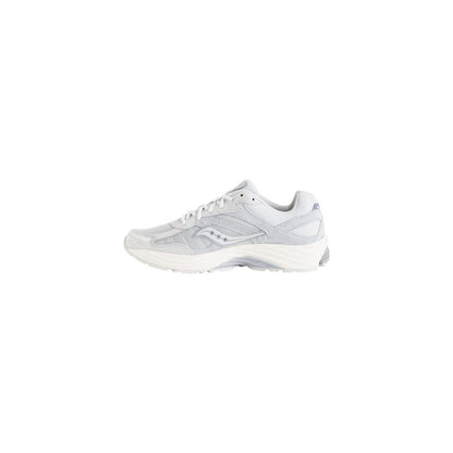 Gray Synthetic Athletic Sneakers