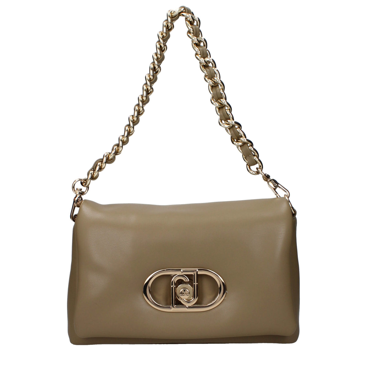 Green Polyester Shoulder Bag