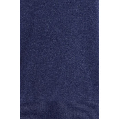 Blue Cashmere Turtleneck