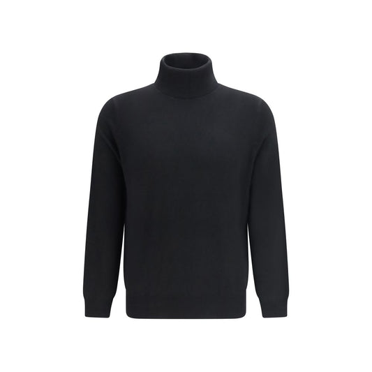 Black Cashmere Turtleneck