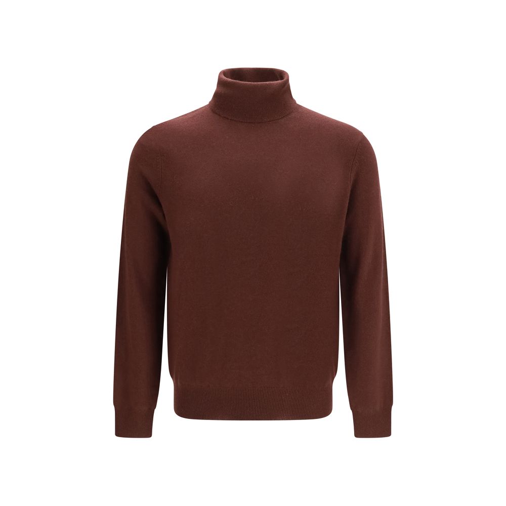 Brown Cashmere Turtleneck