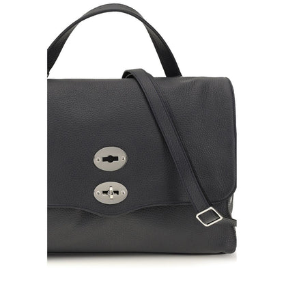 Blue Calf Leather Bos Taurus Handbag