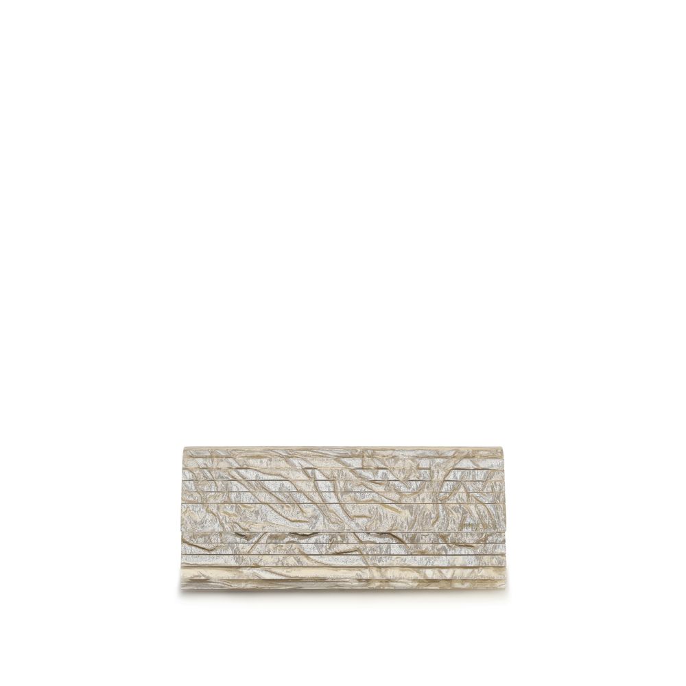 Gold Plexiglass Shoulder Bag