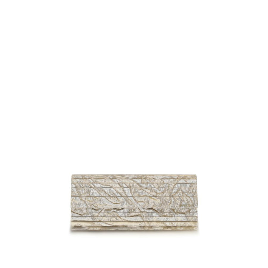 Gold Plexiglass Shoulder Bag