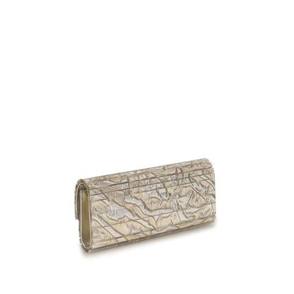 Gold Plexiglass Shoulder Bag