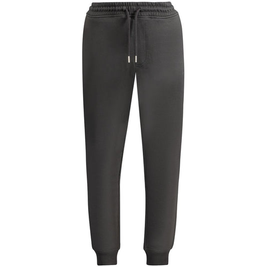Black Cotton Men's Trousers