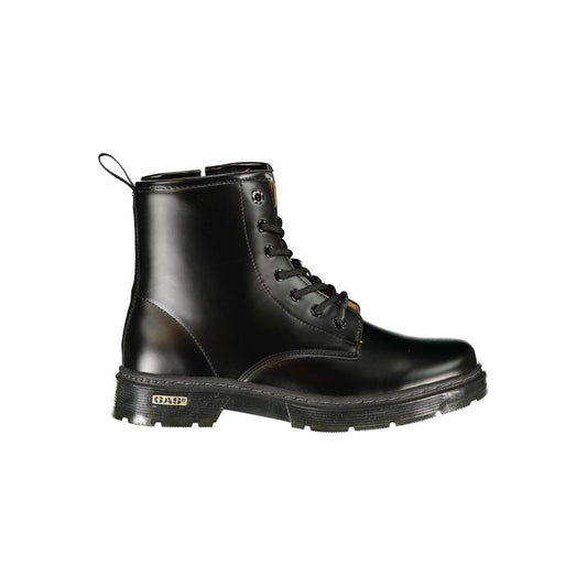 Black Polyurethane Women's Boot