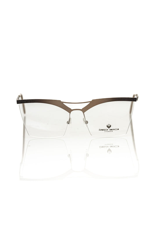 Gold Metallic Women's Eyeglass Frame