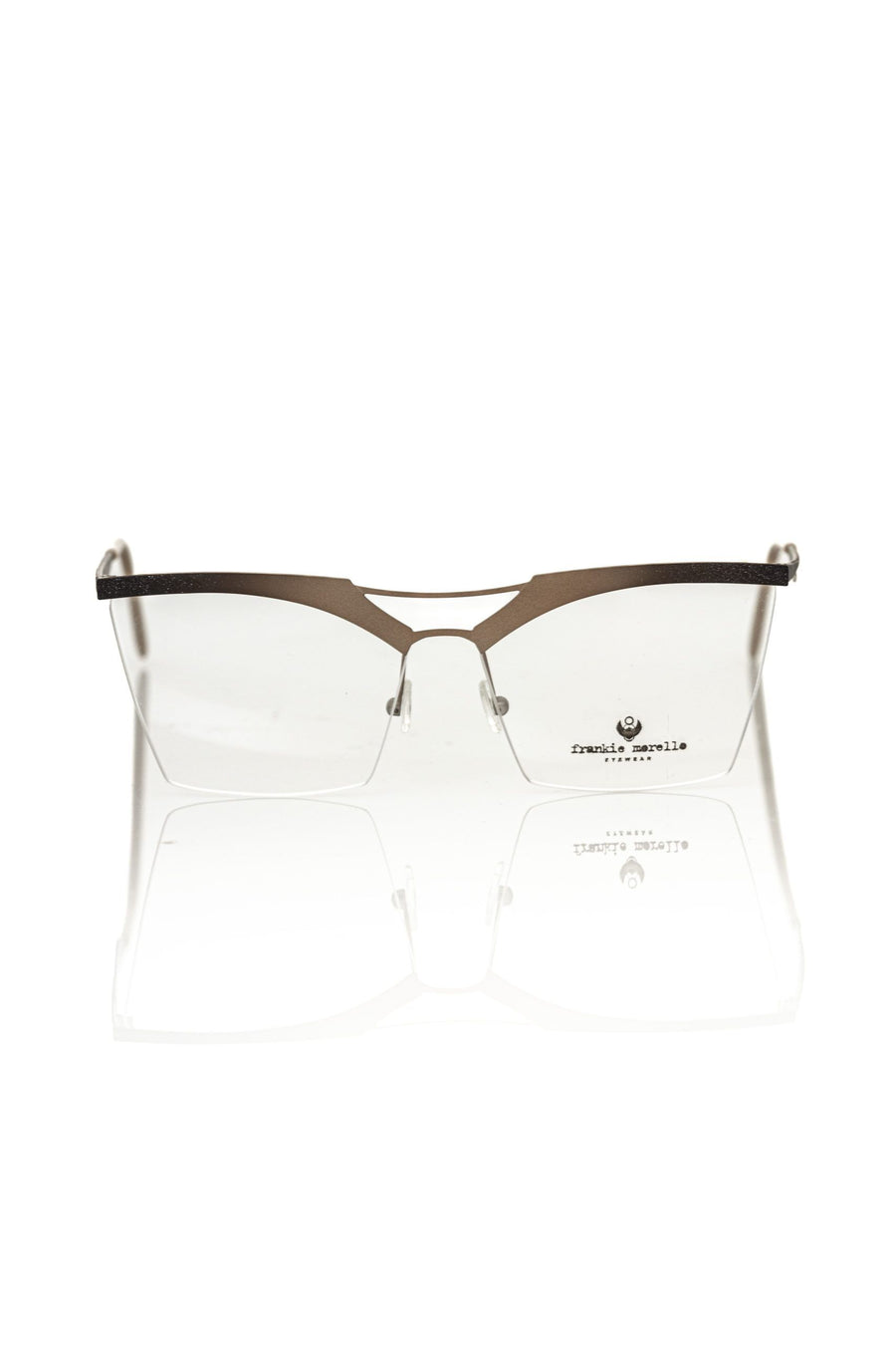 Gold Metallic Women's Eyeglass Frame