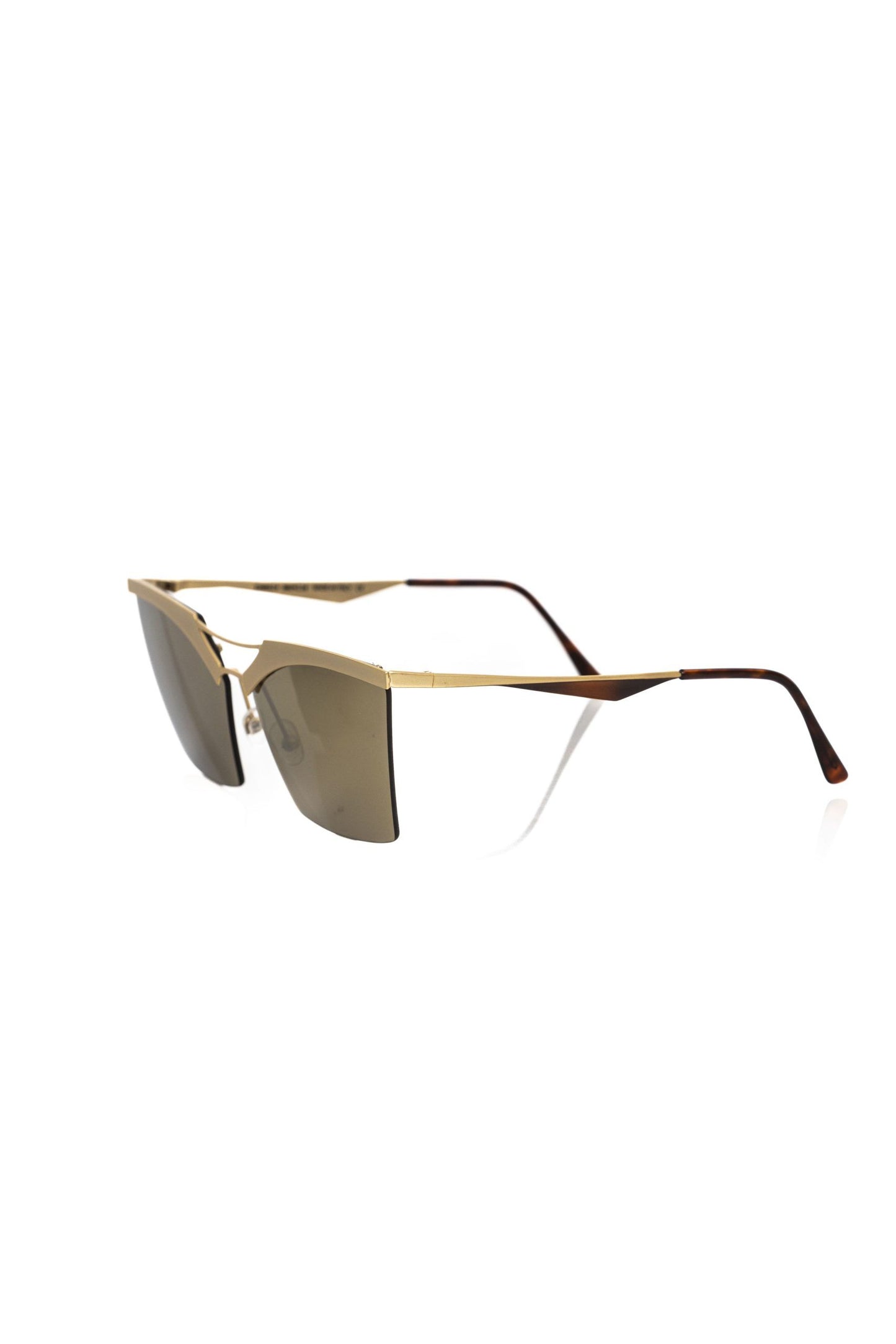 Gold Metallic Fibre Women's Sunglasses