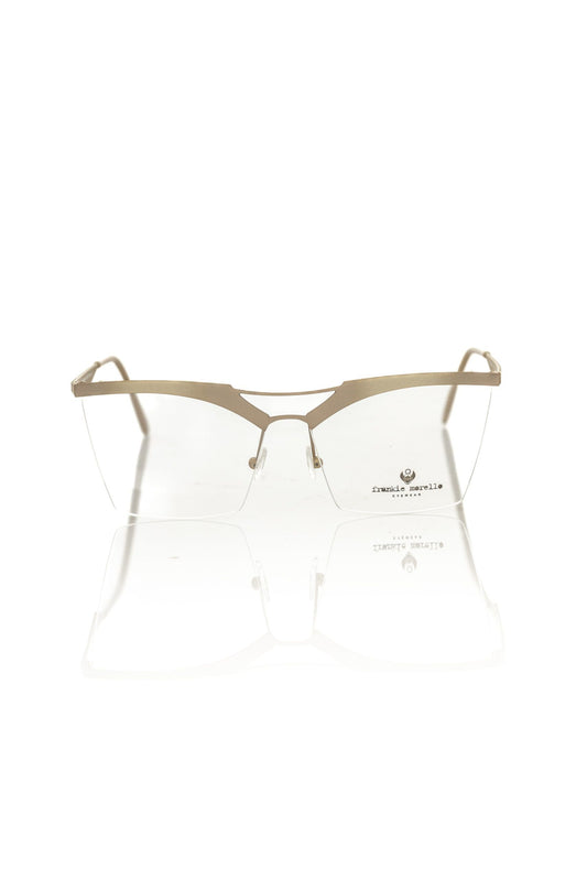 Brown Metallic Fibre Women Frame