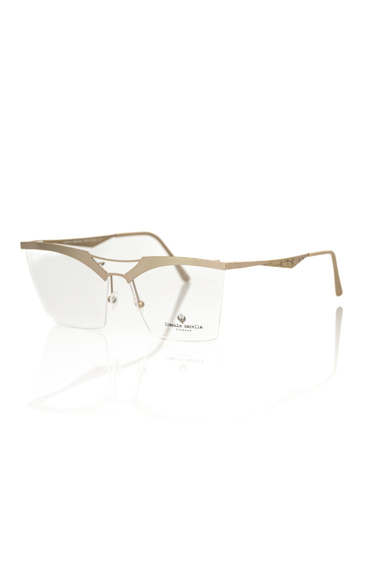 Brown Metallic Fibre Women Frame