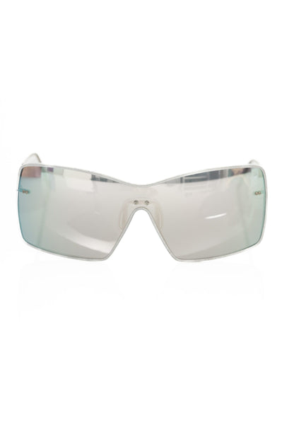 Silver Metallic Fiber Women Sunglasses