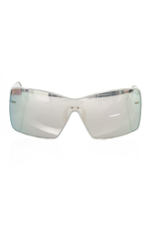 Silver Metallic Fiber Women Sunglasses
