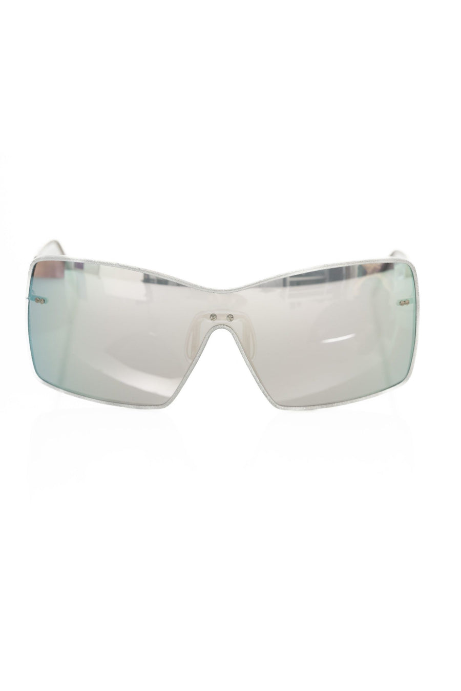 Silver Metallic Fiber Women Sunglasses