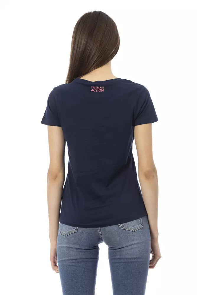 Blue Cotton T-Shirt