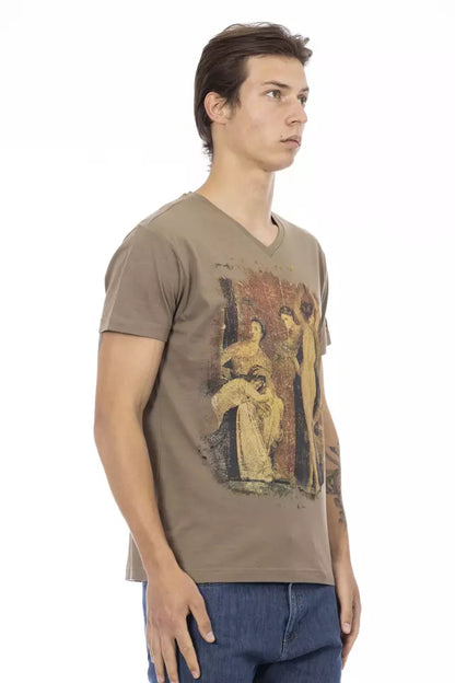 Brown Cotton T-Shirt