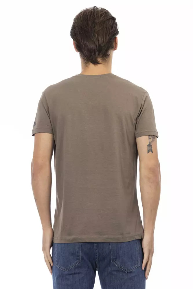 Brown Cotton T-Shirt