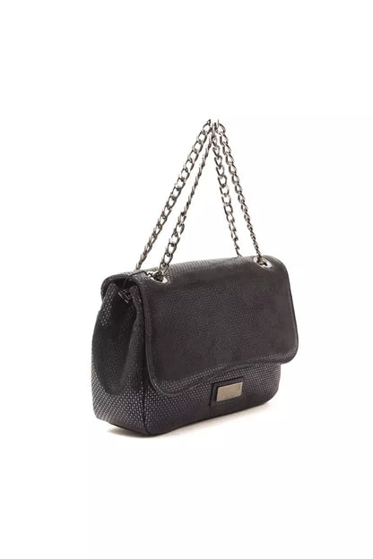 Blue Leather Women Crossbody