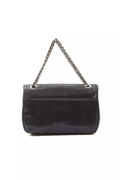 Blue Leather Women Crossbody