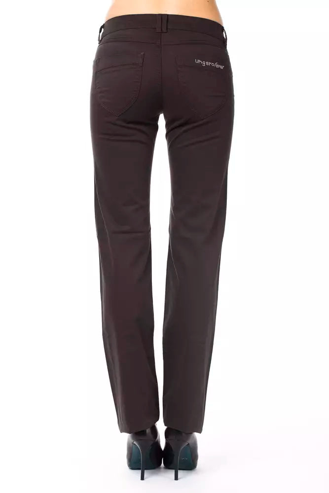 Brown Cotton Pant