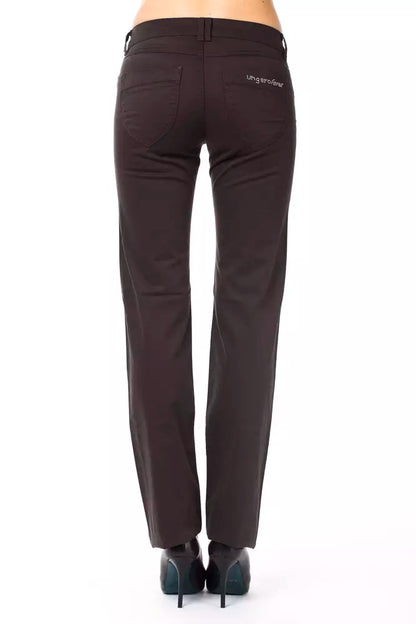 Brown Cotton Pant