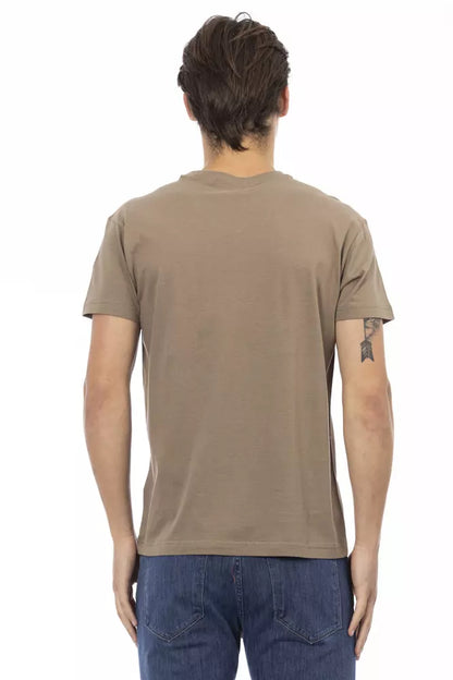 Brown Cotton T-Shirt