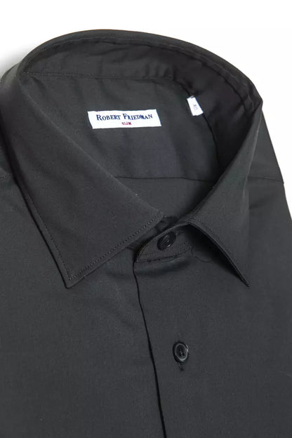 Grey Cotton Men Shirt