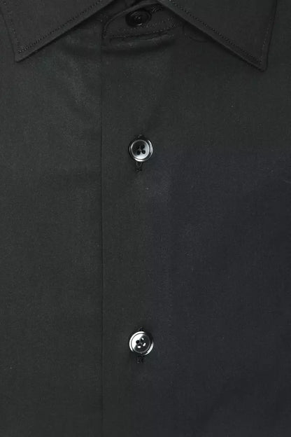 Grey Cotton Men Shirt