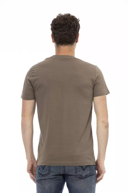 Brown Cotton T-Shirt